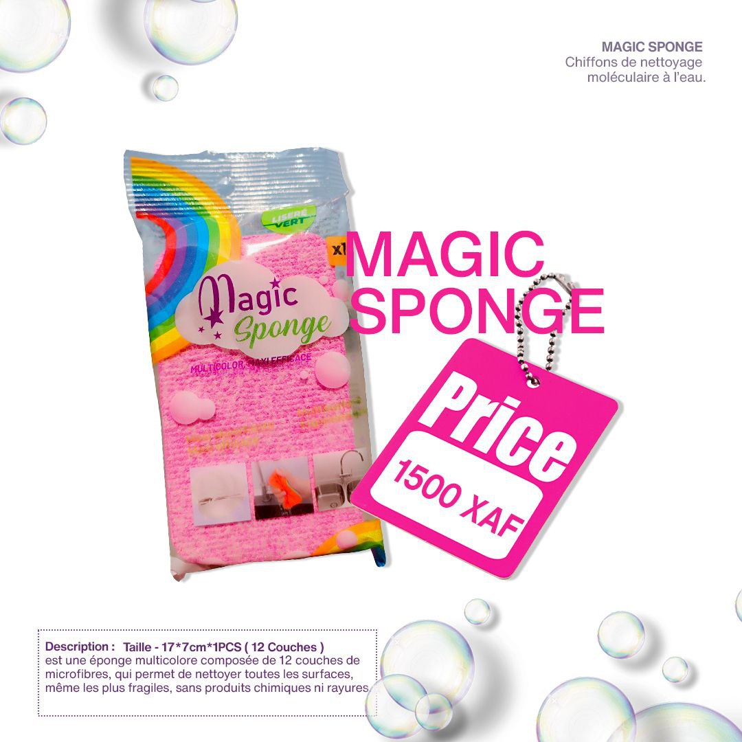 MAGIC SPONGE 17_7CM 1PCS ( 12 COUCHES )