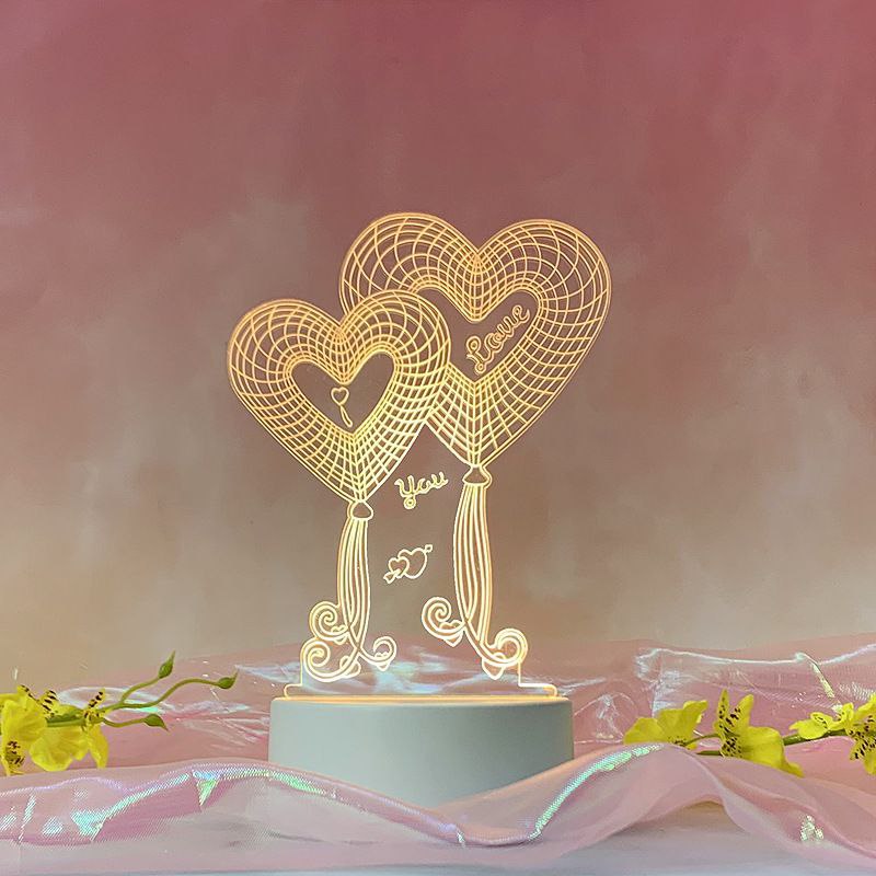 Lampe de chevet d'amour