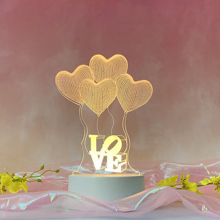 Lampe de chevet d'amour