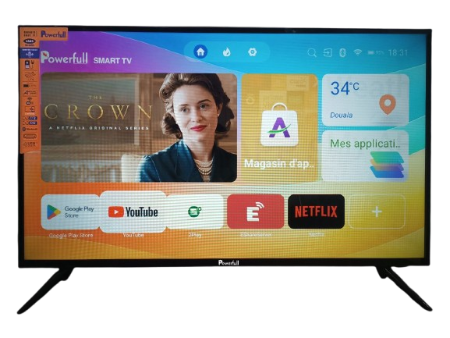 TV Smart Android Powerfull 32" - 43UA4C63DG -  4K - Ultra HD - Rétroéclairage LED:  Direct-LED - Garantie 24 Mois.